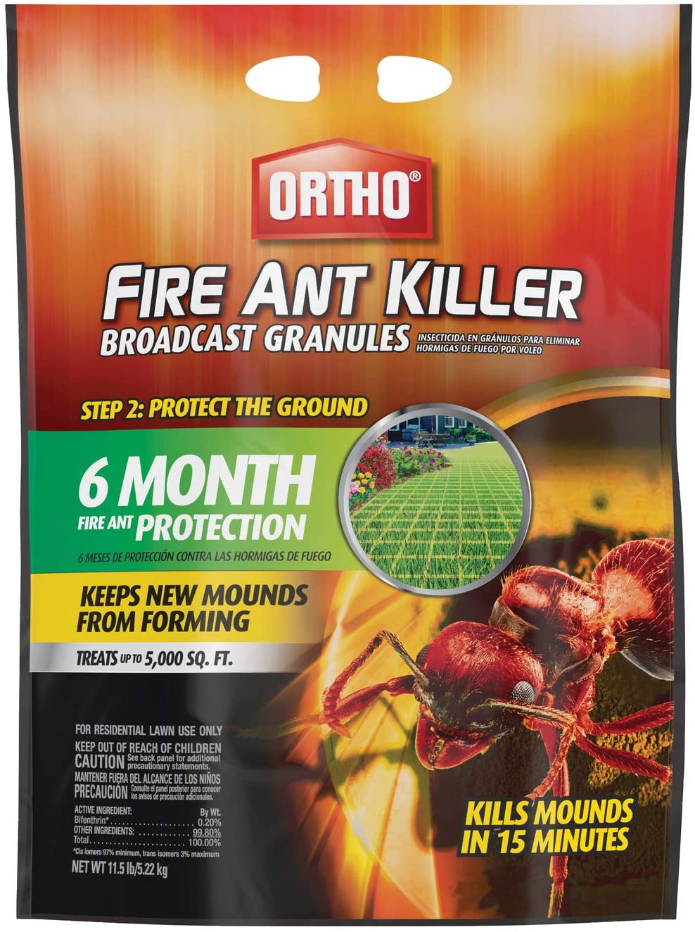 Ortho Fire Ant Killer Broadcast Granules, 6 Month Protection