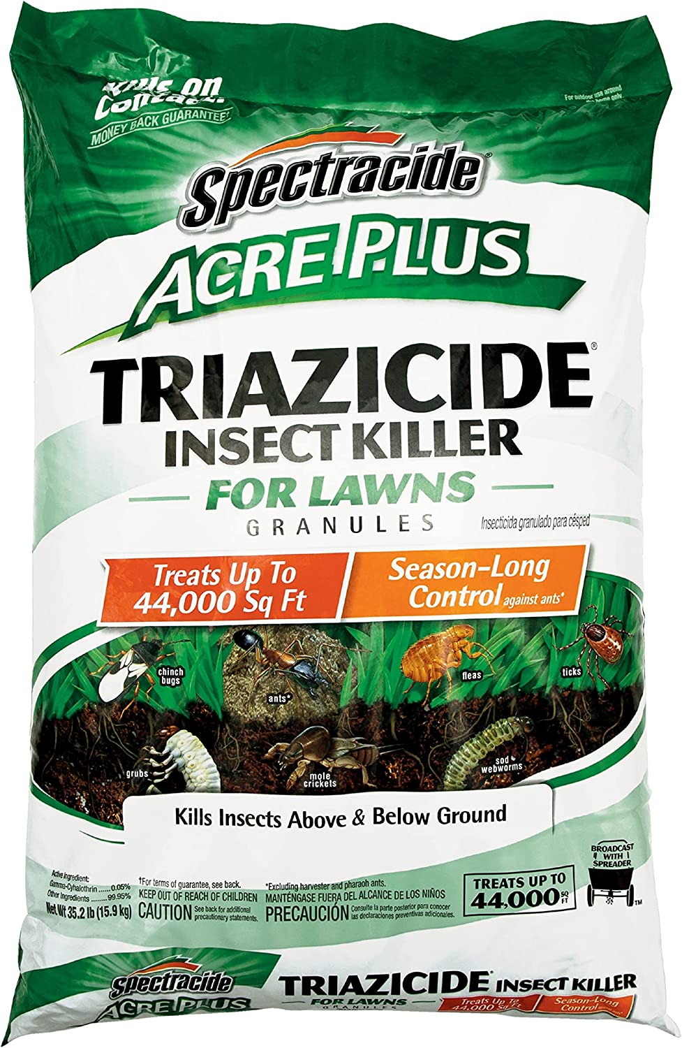 Spectracide Acre Plus Triazicide Insect Killer For Lawns Granules